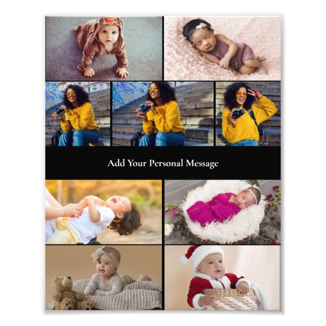 Design Your Own 9 Photo Collage (Front)