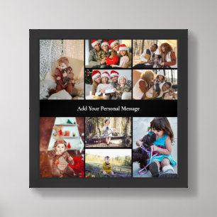 Design Your Own 9 Photo Collage Framed Art