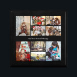 Design Your Own 9 Photo Collage Gift Box<br><div class="desc">Customize your photography. You can make this custom product for special occasions like weddings,  birthdays,  Christmas,  Holidays,  Memorials,  Graduation,  Anniversaries and more. It can also be given as a gift to your best friend,  close friend,  family,  and relatives.</div>