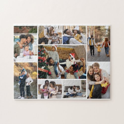 Design Your Own 9 Photo Collage Jigsaw Puzzle