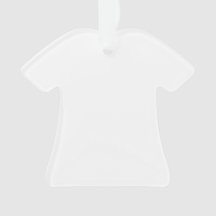 Design Your Own Acrylic Tee Shirt Shaped Ornament