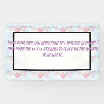 Design Your Own Banners For Baby Shower Etc by CREATIVEPARTYSTUFF at Zazzle