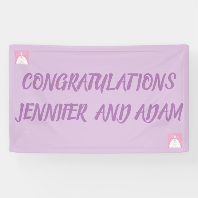 Design your own banners for WEDDING (Horizontal)