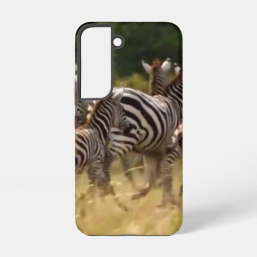 Design Your Own Beautiful Zebra Migration Kenya  Samsung Galaxy S22 Case