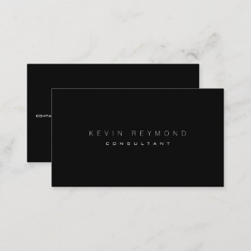 design your own black pro standard business card