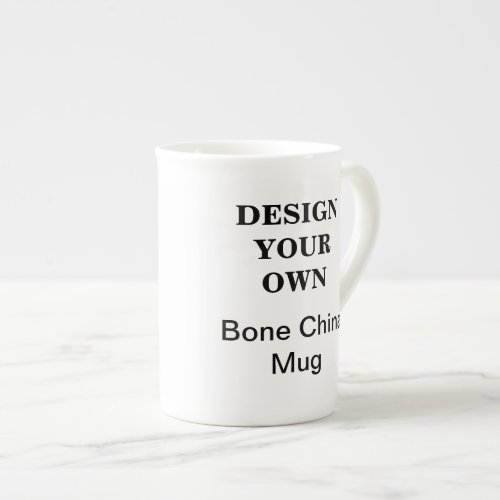 Design Your Own Bone China Mug _ White