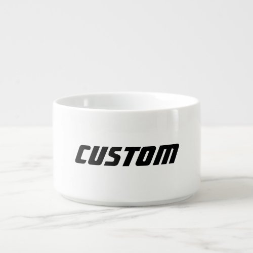 Design Your Own Bowl