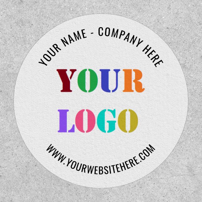 Design Your Own Branded Business Patch Example (Front)