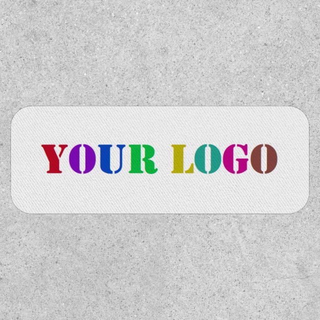 Design Your Own Branded Business Patch Template (Front)