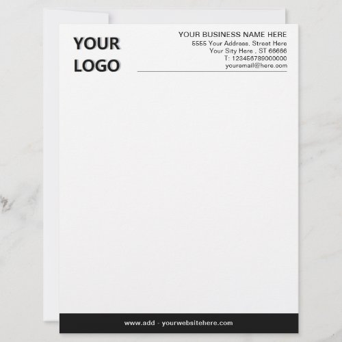 Design Your Own Branded Company Letterhead Example
