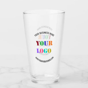 design Your Own Branded Logo Text Glass Template