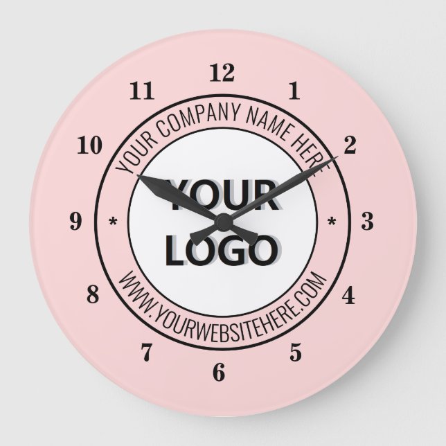 Design Your Own Branded Promotional Clock Template (Front)