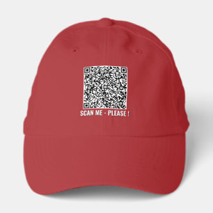 Design Your Own Branded QR Code Hat Example