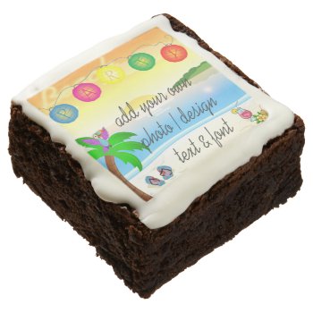 Design Your Own Brownies! Chocolate Brownie by KRStuff at Zazzle