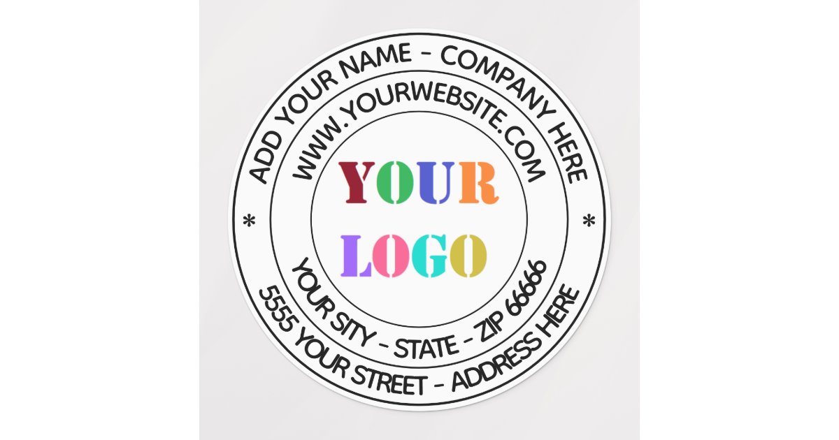 Design Your Own Business Address Labels Template | Zazzle