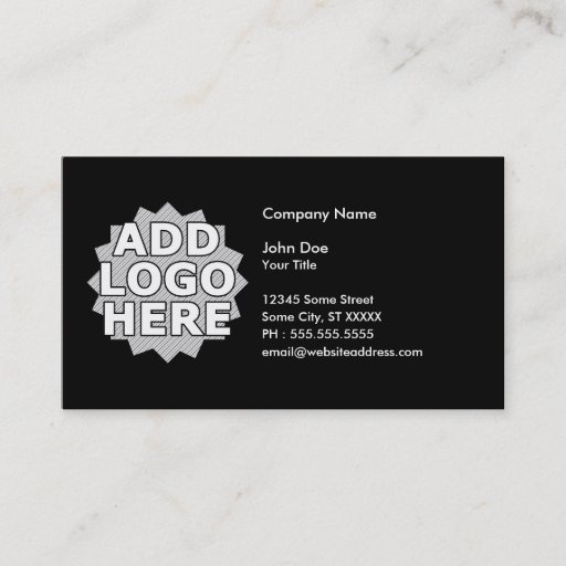 Customizable design your own business card template