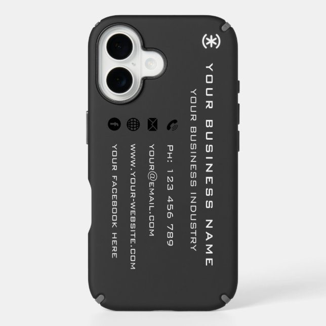 Design Your Own Business iPhone Case Example (Front)