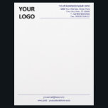 Design Your Own Business Letterhead Choose Colors<br><div class="desc">Custom Colors and Fonts - Simple Personalized Your Business Letterhead with Company Logo - Choose / add your favorite elements and text colors / fonts and size ! Resize and move or remove and add elements - Image / text with Customization tool ! Add Your Logo - Image - Photo...</div>