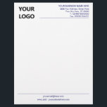 Design Your Own Business Letterhead Choose Colors<br><div class="desc">Custom Colors and Fonts - Simple Personalized Your Business Letterhead with Company Logo - Choose / add your favorite elements and text colors / fonts and size ! Resize and move or remove and add elements - Image / text with Customization tool ! Add Your Logo - Image - Photo...</div>