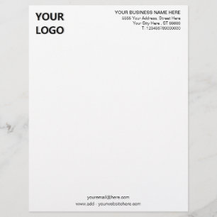 Design Your Own Business Letterhead Personalized