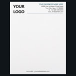 Design Your Own Business Letterhead Template<br><div class="desc">Custom Colors and Fonts - Design Your Own Personalized Business Letterhead with Logo - Add Your Logo - Image - Photo or QR Code / and Name - Company / Address / Phone Number / E-mail / Website ot Social Media / more - or Remove text / elements ! Choose...</div>