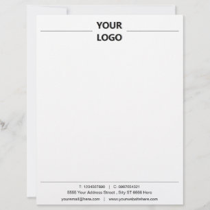 Design Your Own Business Letterhead Template