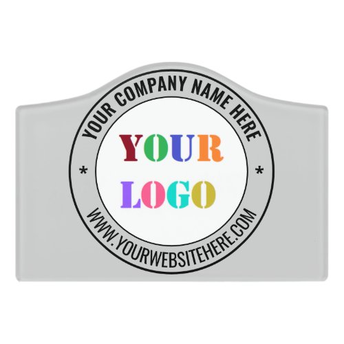 Design Your Own Business Logo Info Name Door Sign