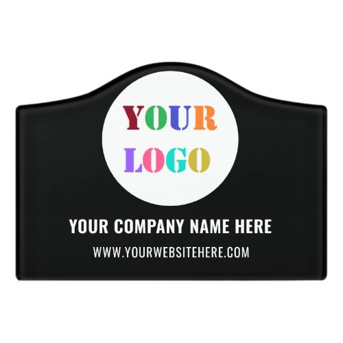 Design Your Own Business Logo Info Name Door Sign