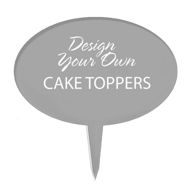 Design Your Own Cake Toppers (Front)