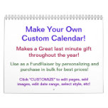 Design Your Own Calendar ~ Make Your Own!