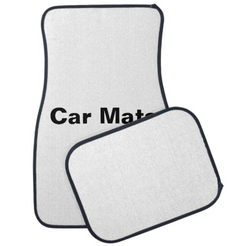 Design your own car floor mat