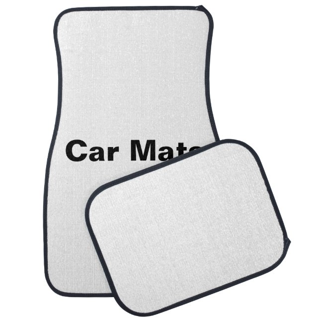 Design your own car floor mat (Set)