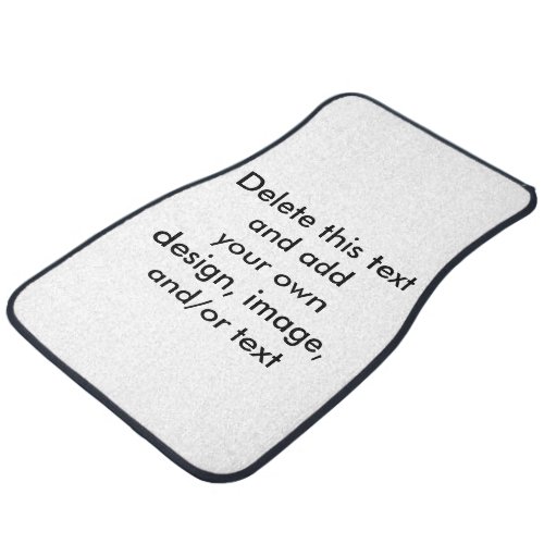 Design Your Own  Car Mats rear also available