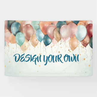 Design Your Own Celebration Balloons Banner