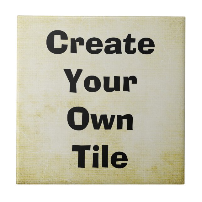 Design Your Own Ceramic Tile (Front)