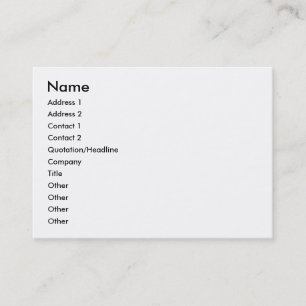 Design Your Own Chubby, 3.5" x 2.5", 100 pack Busi Business Card