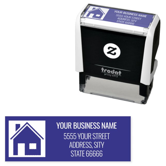 Design Your Own Color Address Self-inking Stamp (In Situ)