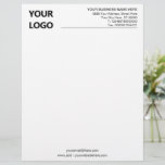 Design Your Own Company Letterhead with Logo<br><div class="desc">Custom Colors and Fonts - Personalized Business Letterhead with Logo - Add Your Company Logo - Image or QR Code - Photo / Business Name - Company / Address - Contact Information - Resize and move or remove and add elements / image with Customization tool. Choose colors / font /...</div>