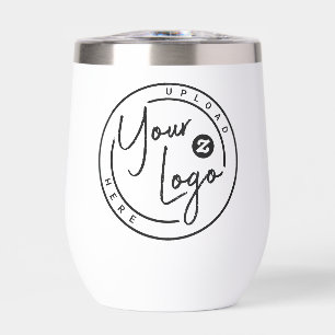 Design Your Own Company Logo Design Thermal Wine Tumbler
