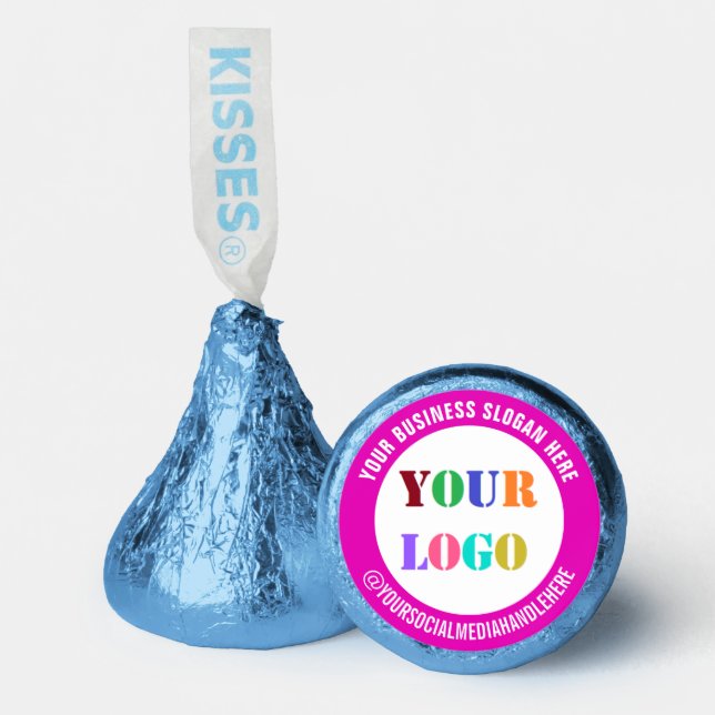 Design Your Own Company Logo Text Promotional Gift Hershey®'s Kisses® (Front)