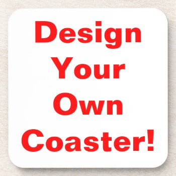 Design Your Own Cork Coaster! Drink Coaster by StillImages at Zazzle