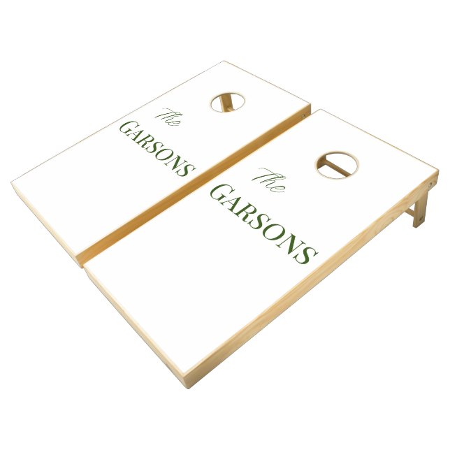 Design your own cornhole set (Angled)