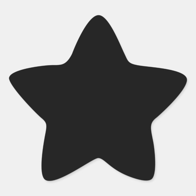 Design Your Own - Create Your Own Gift Star Sticker (Front)