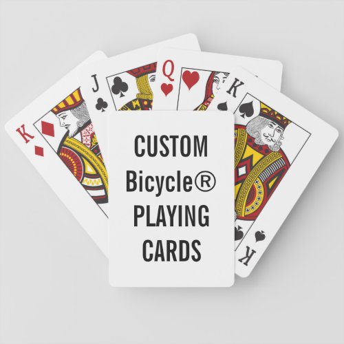 Design Your Own Custom Bicycle Playing Cards