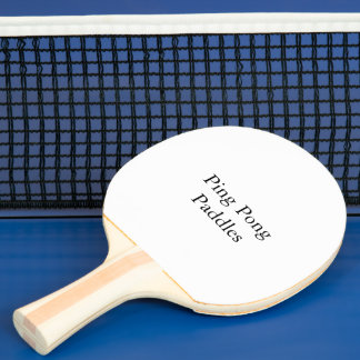 Design Your Own custom Black Rubber Ping Pong Paddle