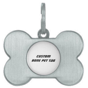 Design Your Own Custom Bone Framed Pet Tag
