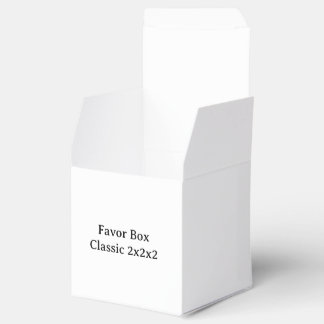 Design Your Own custom Classic 2x2x2 Favor Boxes