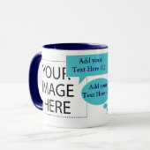 Design Your Own Custom Coffee Mug Speech Bubbles (Front Left)