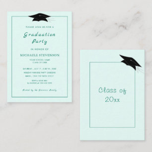 Design Your Own Custom Color Graduation Invitation