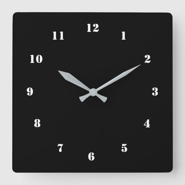Design Your Own Custom Colors and Fonts Wall Clock (Front)